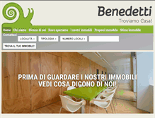 Tablet Screenshot of agenziabenedetti.com